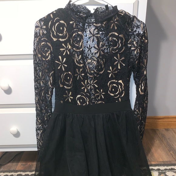 Fashion Nova Dresses & Skirts - Black and Gold Formal Dress